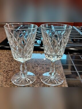 Waterford Crystal Lismire 10oz  Goblet  Elegant Glassware